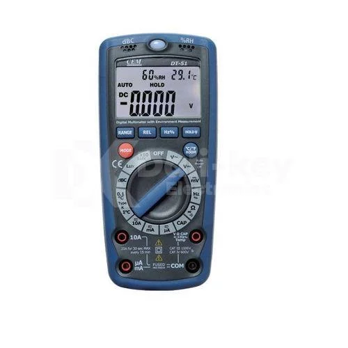 DT-51 Multimètre numérique 6en1 avec mesure de l’environnement