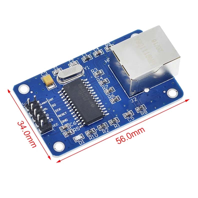 ENC28J60 SPI Module Ethernet Réseau LAN 25MHz – Image 2