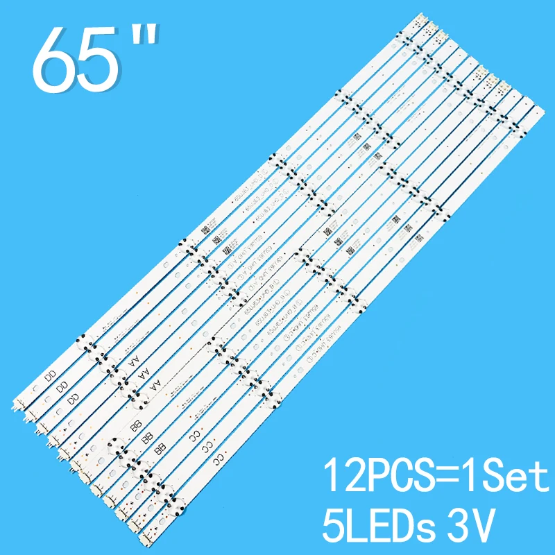 ES-1080 Kit 12 barres 5 LED TV LG 65″ 65UK6100PLB – Image 2