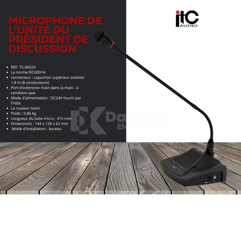 TS-0602A Microphone de conférence à haute intégration – Image 2