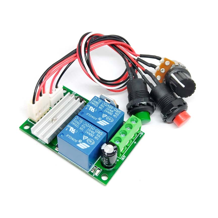 PWM contrôleur de vitesse moteur DC 12V 24V 3A 21kHz – Image 2