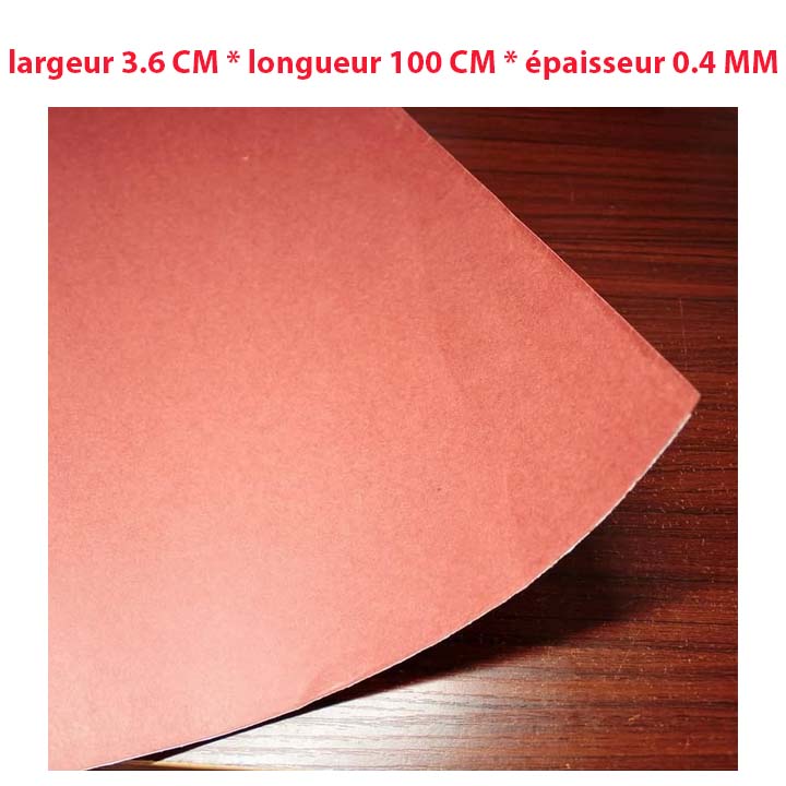 Tampon isolant autocollant pour batterie lithium, papier résistant à la température (3.6CM*100CM*0.4MM)