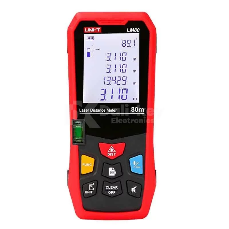 LM80 Télémètres laser professionnels 80 mètres avec niveaux à bulle