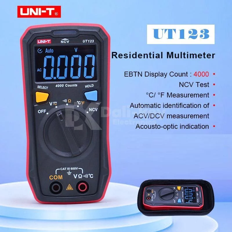 UT123 Multimètre résidentiel de poche – Image 2