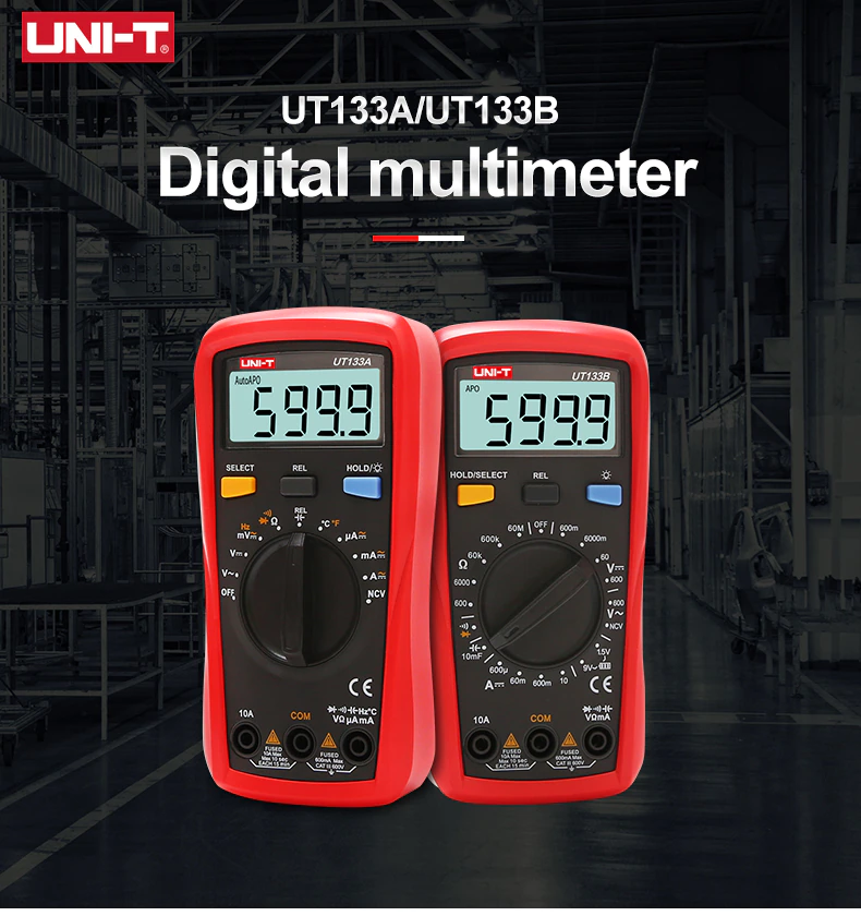 UT133A Multimètre numérique automatique NCV
