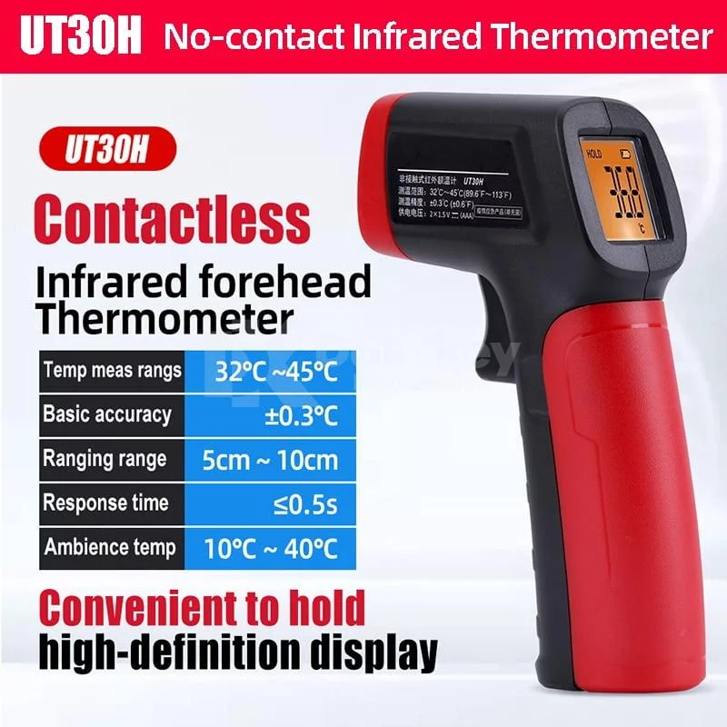 UT30H Thermomètre infrarouge 32°C 45°C 89.6°F 113°F