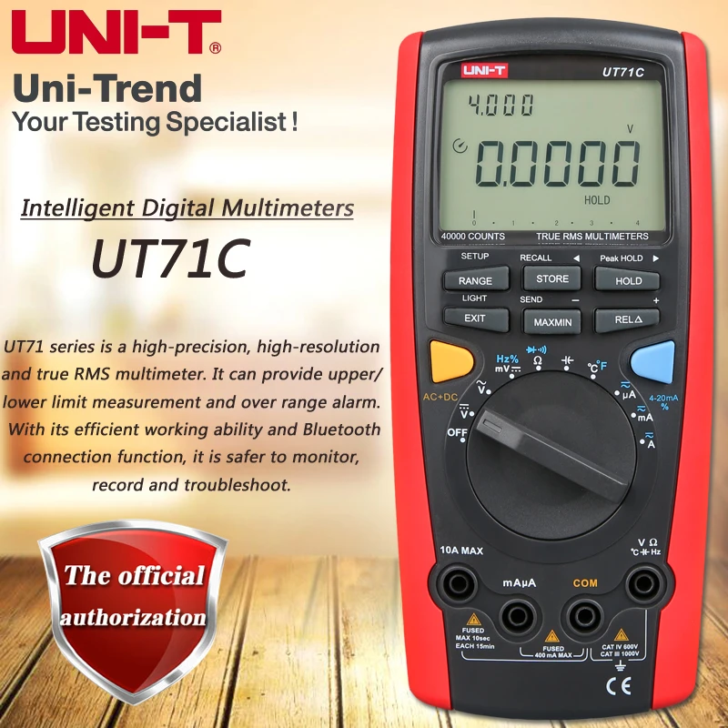 UT71C Multimètres numériques automatique intelligents