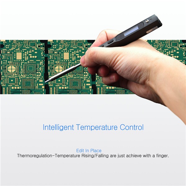 TS100 Mini fer à souder électrique 65W PROGRAMMABLE SMART DIGITAL LCD TEMPÉRATURE RÉGLABLE – Image 3