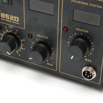 LK-852D 330W 100-480 (℃) Station de soudage à air chaud avec afficheurs – Image 4