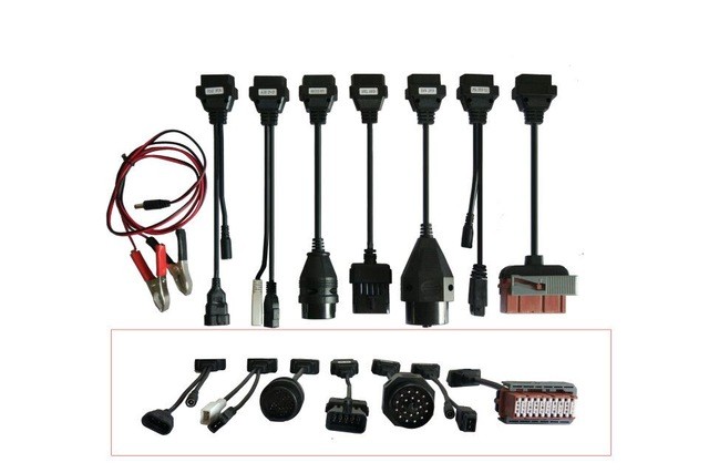 8 Câbles adaptateurs pour diagnostic auto AUTOCOM Delphi ds150e