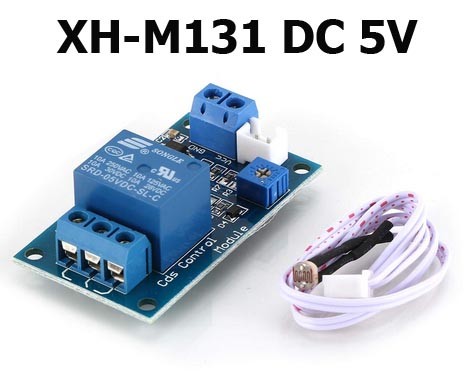 XH-M131 DC 5V Module relais avec photorésistance pour contrôle de lumière