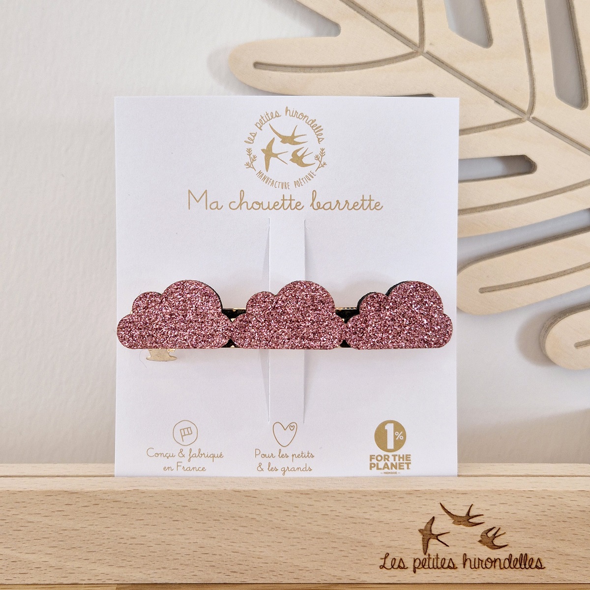Barrette clip – Nuages – Image 5