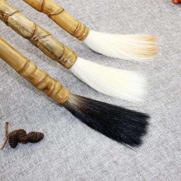 Pinceau géant couronne – Poils de Chèvre et Crins de Cheval