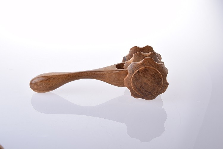 Rouleau en bois 3 roues – Image 4