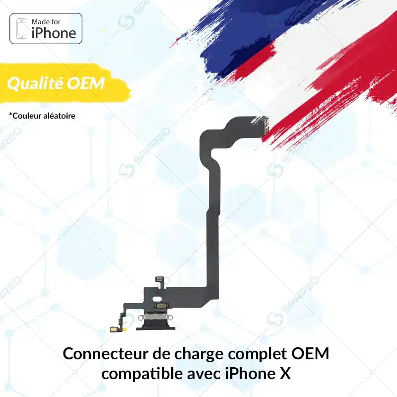 Connecteur de charge iPhone X | Qualité OEM