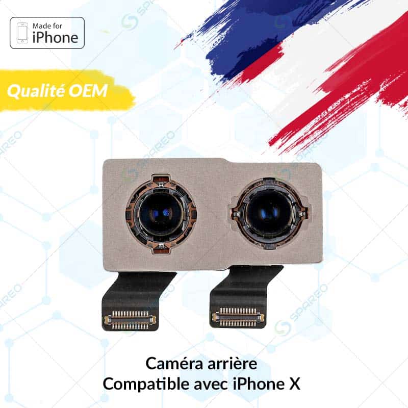 Caméra arrière pour iPhone X | Qualité OEM