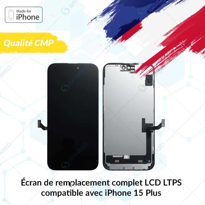 Écran iPhone 15 Plus | LCD LTPS | Qualité Compatible